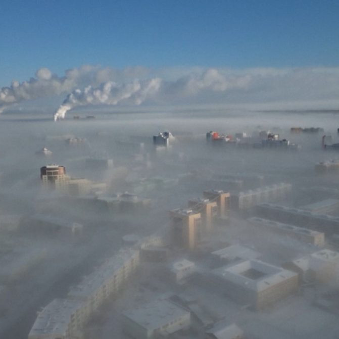 Ruské mesto Jakutsk.