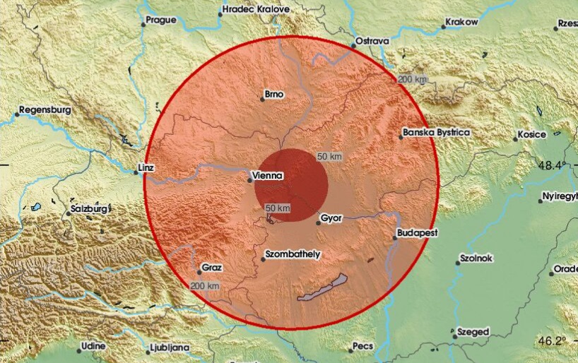Slovensko zasiahlo zemetrasenie