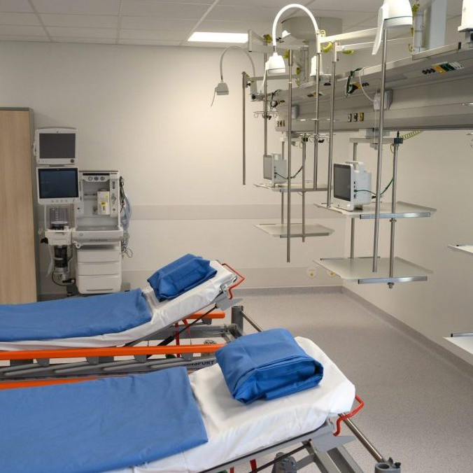 Na ilustračnej snímke miestnosť v topoľčianskej nemocnici.