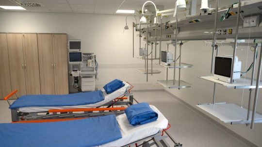 Na ilustračnej snímke miestnosť v topoľčianskej nemocnici.