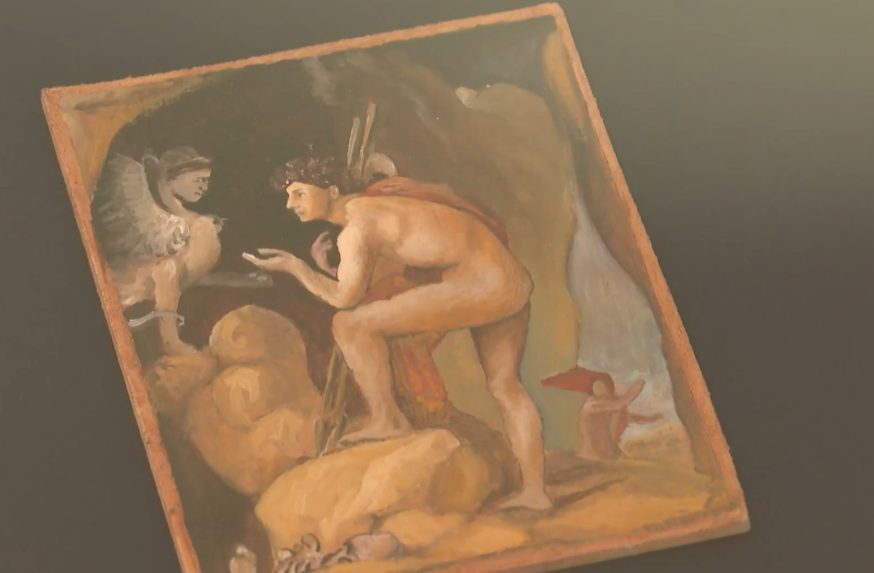 Na sn&iacute;mke jedna z miniat&uacute;r Petra Plevu.