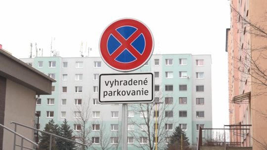 značka vyhradené parkovanie