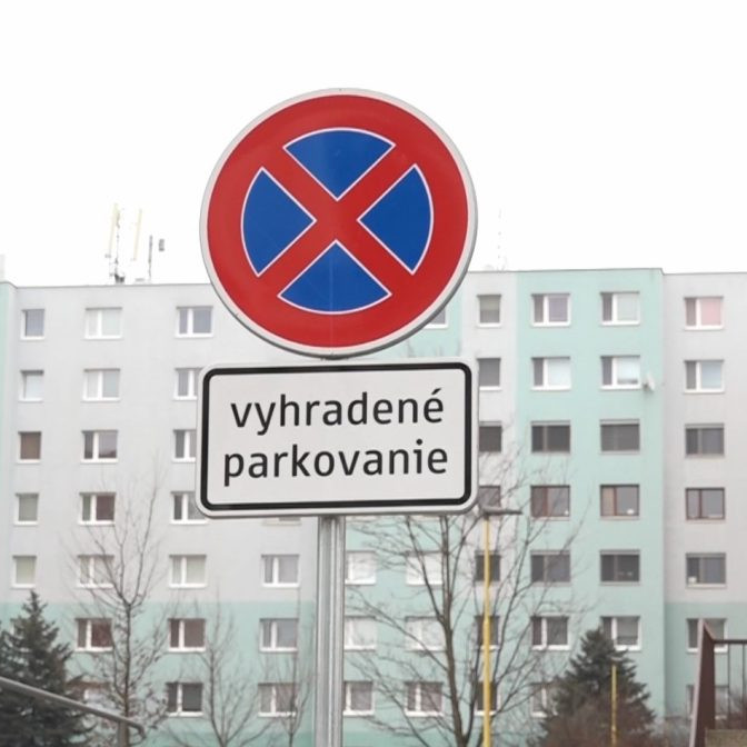 značka vyhradené parkovanie