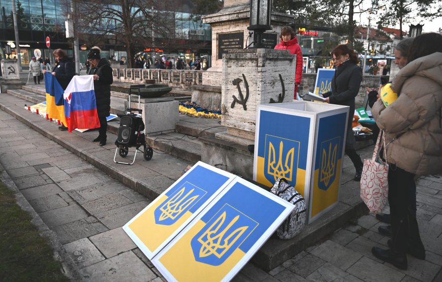 Na snímke zhromaždenie v Bratislave.