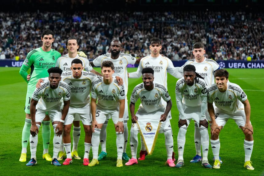 Na snímke hráči Realu Madrid.