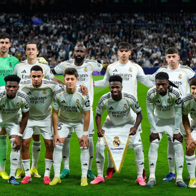 Na snímke hráči Realu Madrid.