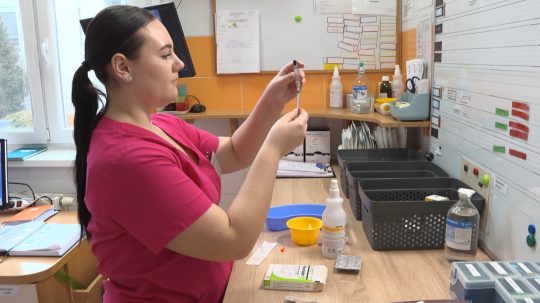 študentka zdravotníckej školy