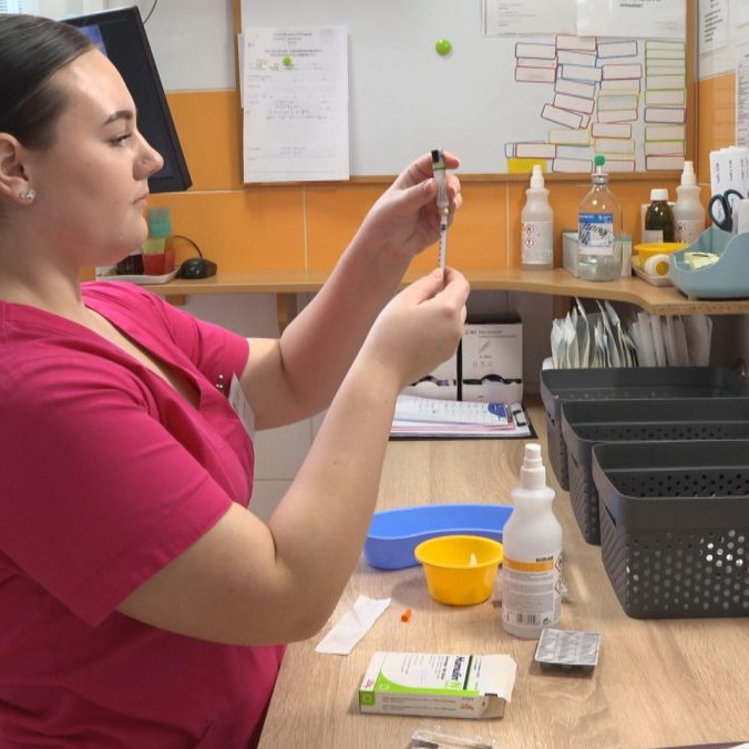 študentka zdravotníckej školy