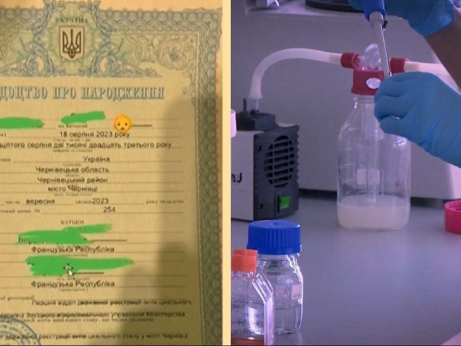 Na snímke ukrajinský rodný list.