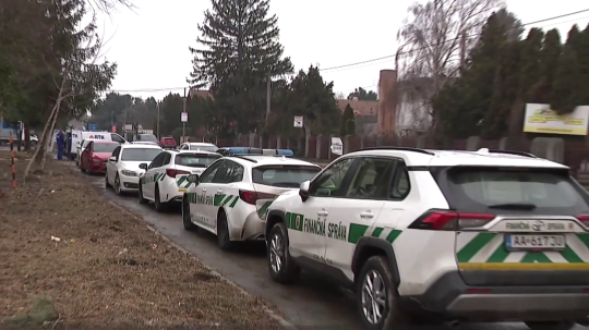 Vozidlá finančnej správy.