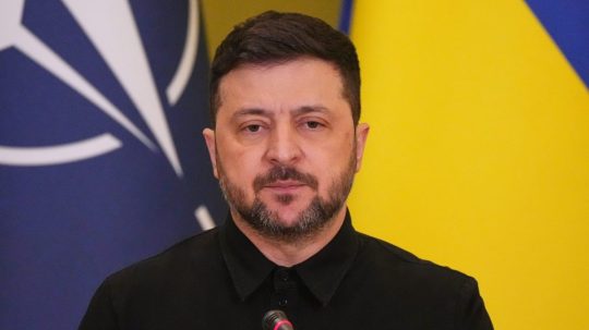 Na snímke Volodymyr Zelenskyj.