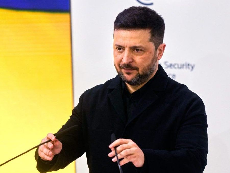 Ukrajinský prezident Volodymyr Zelenskyj.