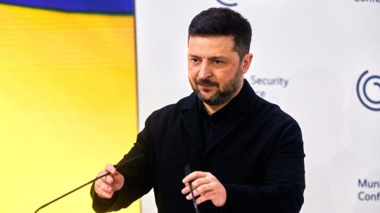 Ukrajinský prezident Volodymyr Zelenskyj.