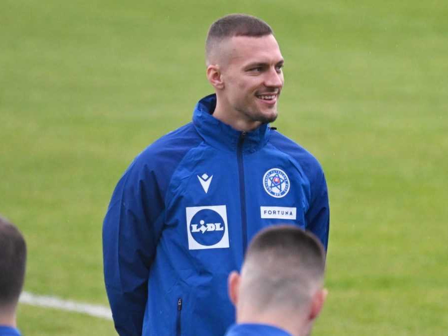 Slovenský futbalisti Lukáš Haraslín.