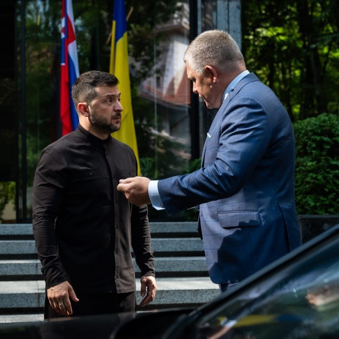 Volodymyr Zelenský označil rokovanie s Robertom Ficom za zmysluplné.