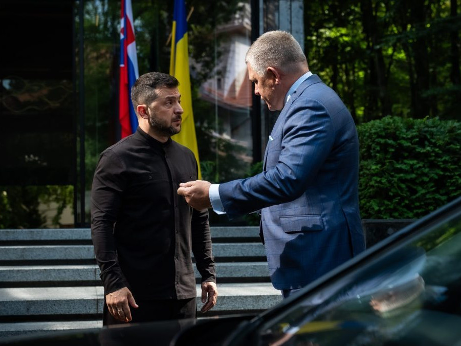 Volodymyr Zelenský označil rokovanie s Robertom Ficom za zmysluplné.