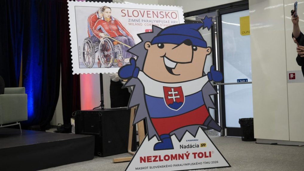 Maskot slovenského paralympijského tímu "Nezlomný Toli".