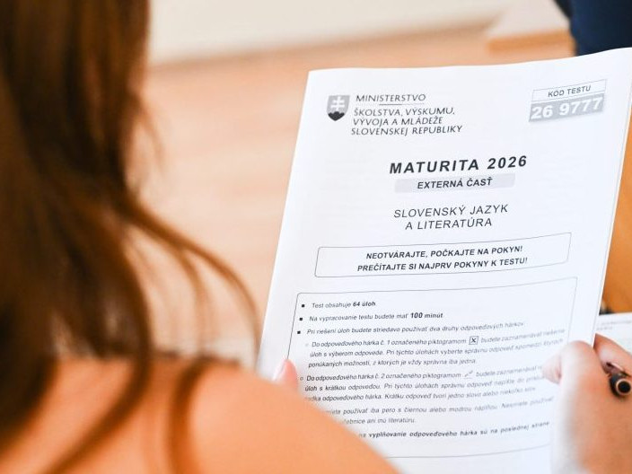 Maturitný test zo slovenského jazyka a literatúry.