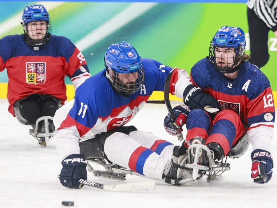 ZPH: Slovenskí parahokejsti nezvládli ani druhý zápas. V derby s Českom prehrali opäť rozdielom triedy