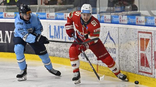 Xavier Cormier (Liptovský Mikuláš) a Tomáš Kralovič (Slovan).