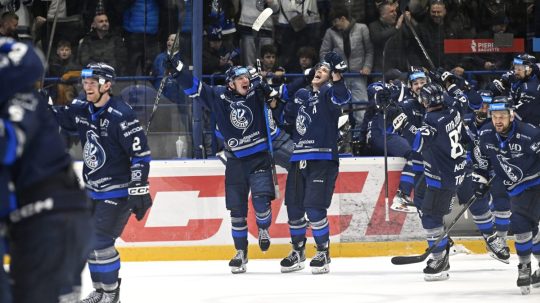 Radosť hráčov Popradu.