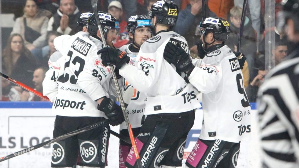 Gólová radosť hokejistov Košíc.