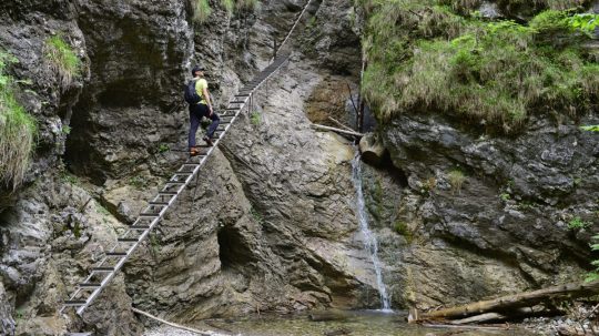 Roklina Suchá Belá v Národnom parku Slovenský raj.