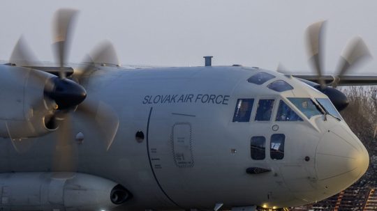 Na snímke lietadlo.