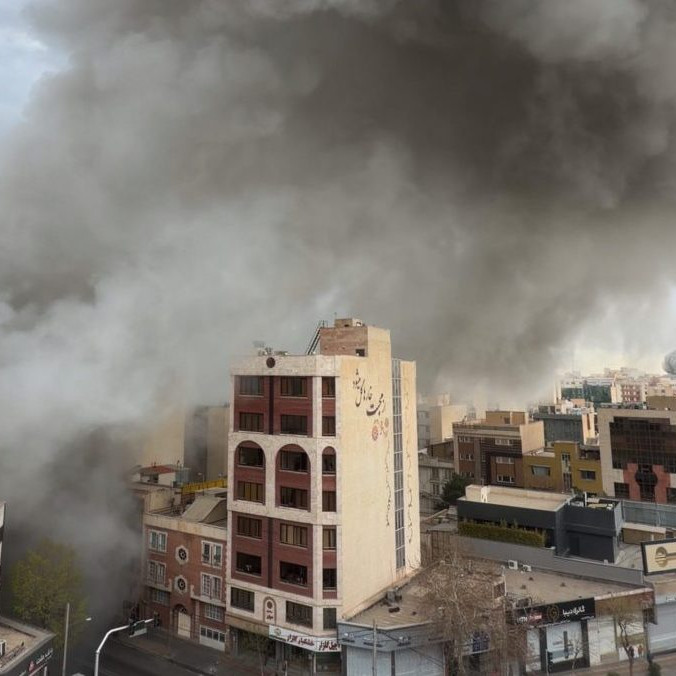 Útok na Teherán 2. marca 2026.