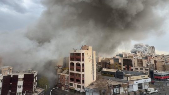 Útok na Teherán 2. marca 2026.