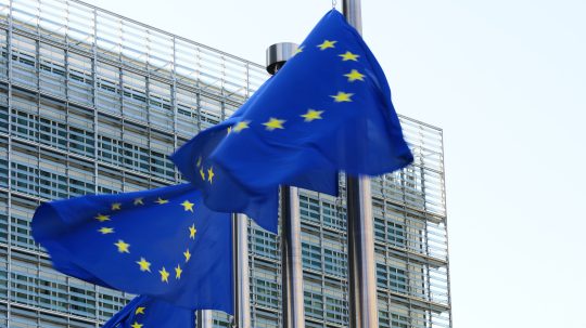 Sídlo EÚ v Bruseli.