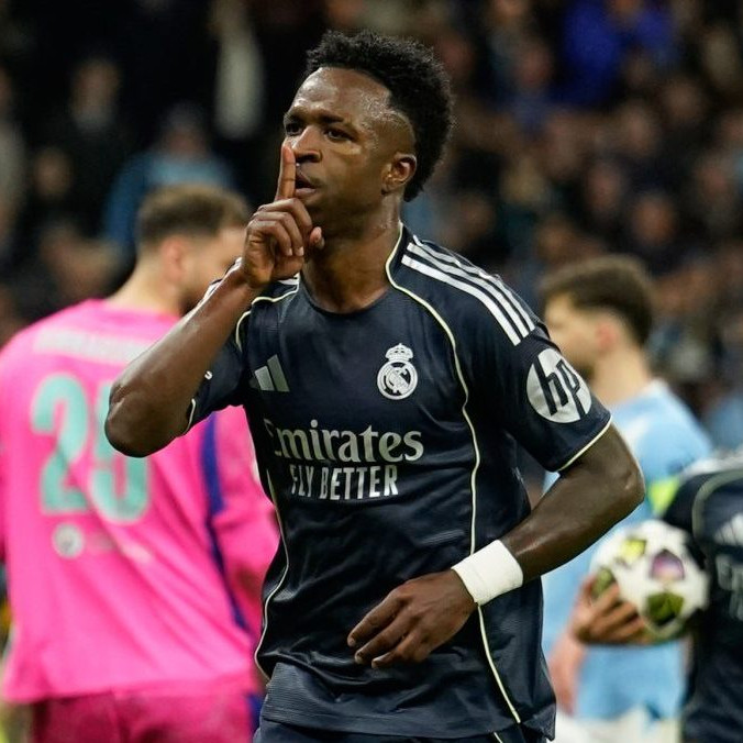 Vinicius Junior oslavuje gól.