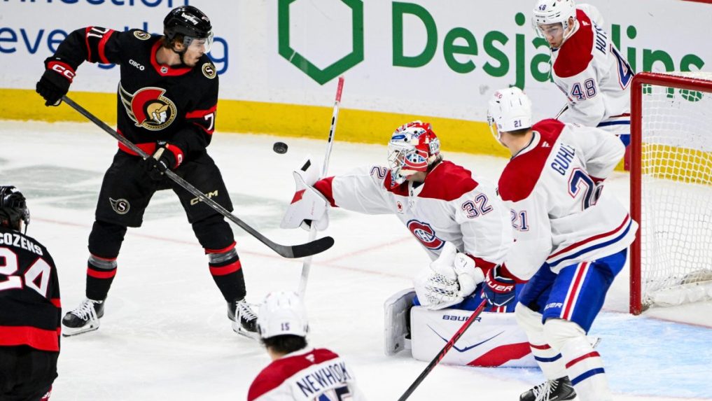 Hokejisti Montrealu a Ottawy.