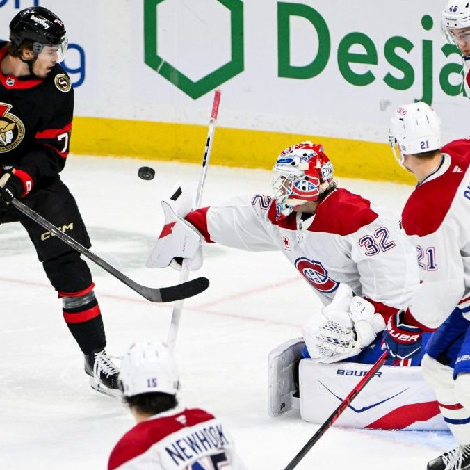 Hokejisti Montrealu a Ottawy.