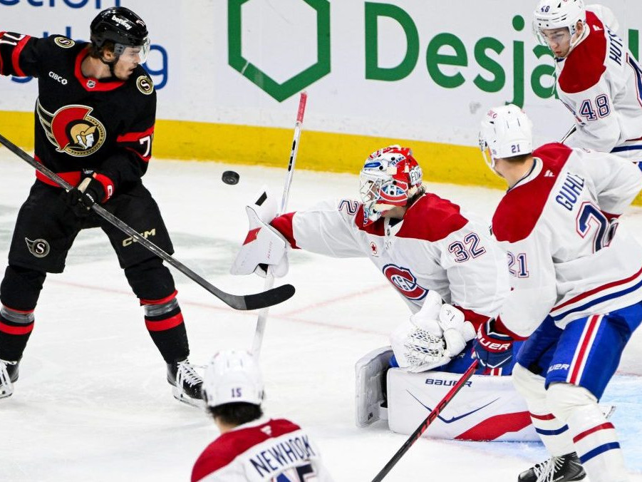 Hokejisti Montrealu a Ottawy.