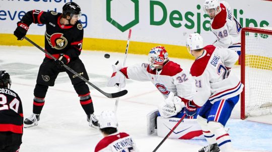 Hokejisti Montrealu a Ottawy.