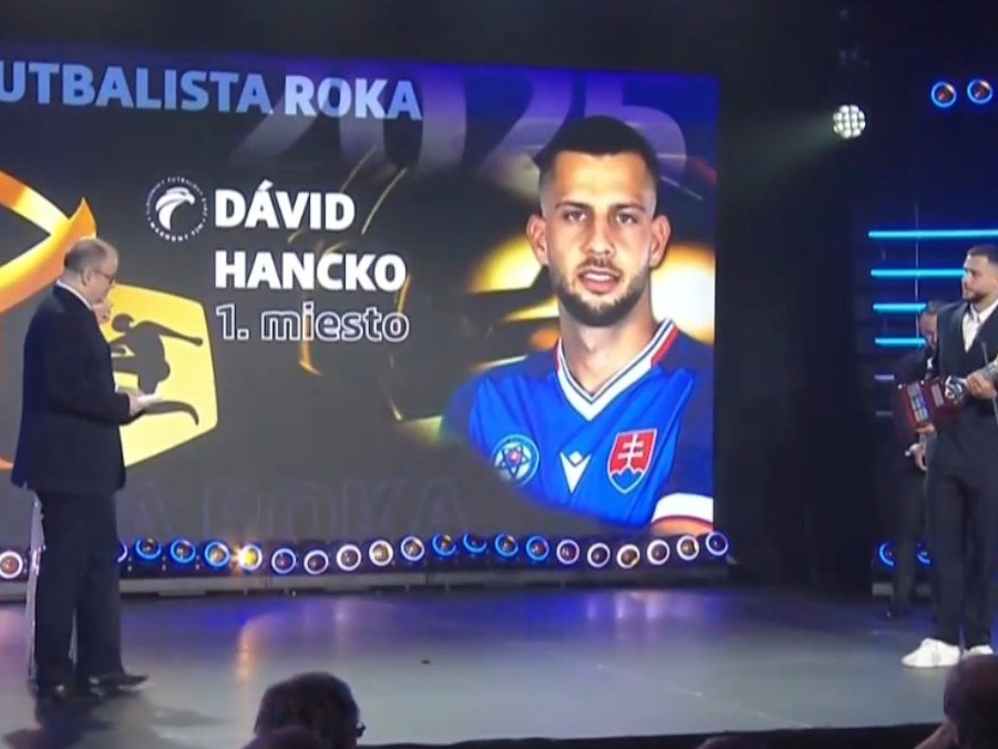 Na snímke Dávid Hancko.