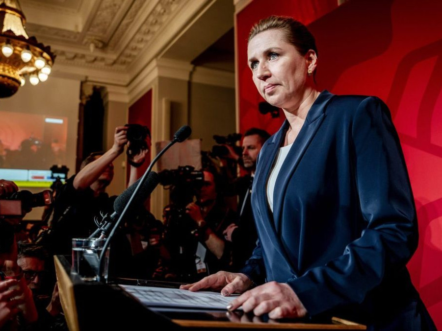 Dánska premiérka Mette Frederiksenová.