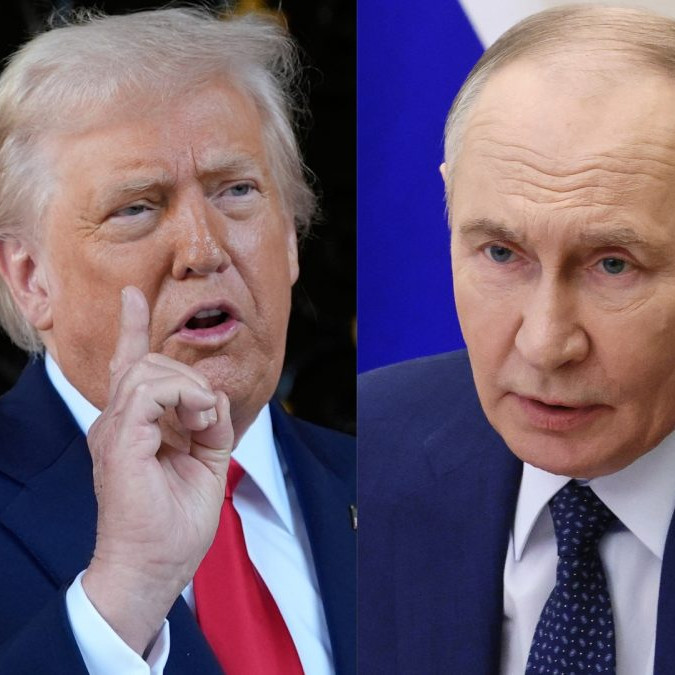 Donald Trump a Vladimir Putin.