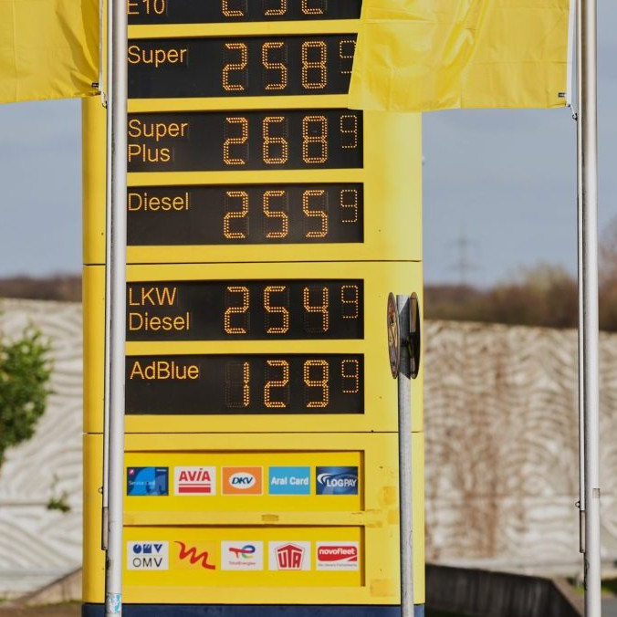 ceny pohonných látok na čerpacej stanici