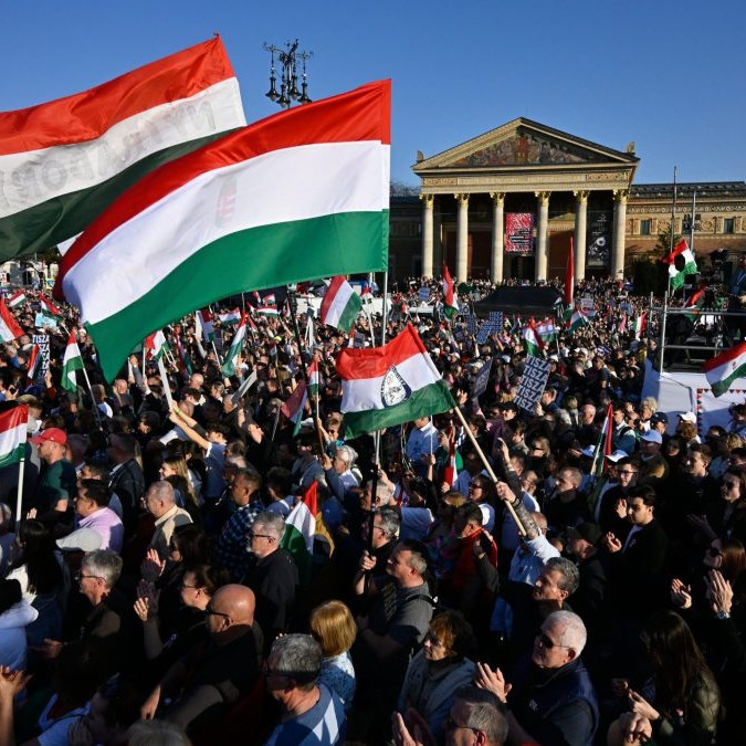 Maďarsko, demonštrácia