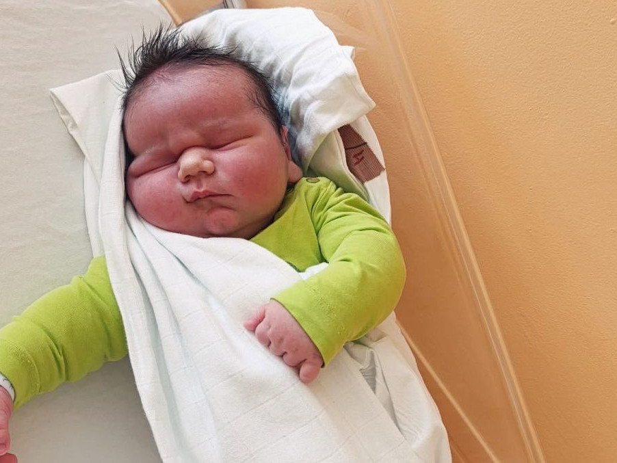 Malý Martinko je podľa štatistík druhým najväčším novorodencom na Slovensku.