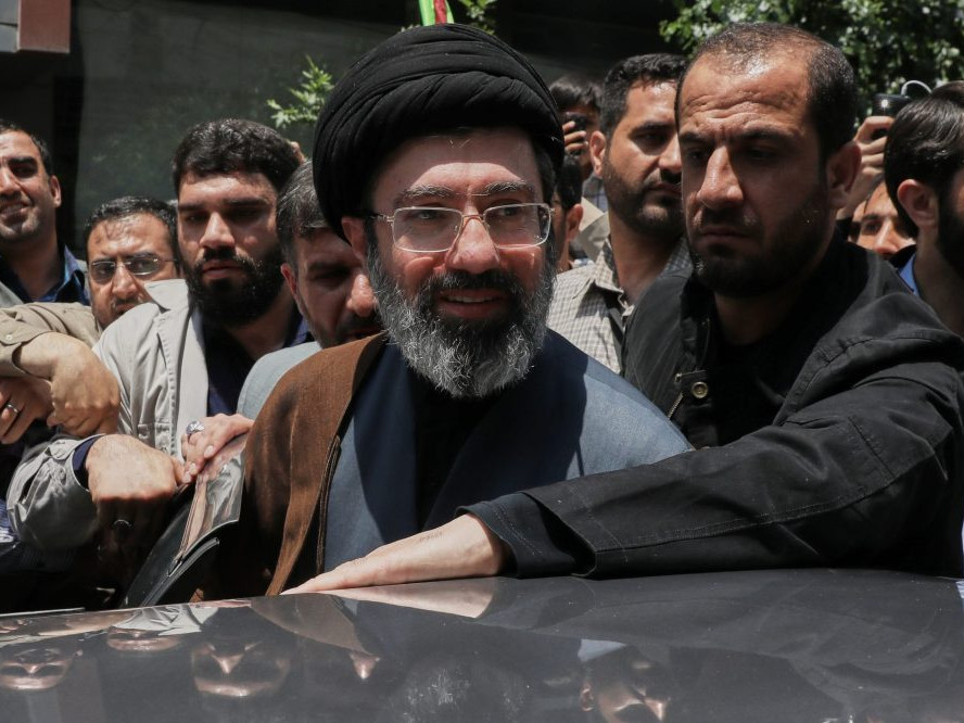 Na archívnej snímke z 31. mája 2019 Modžtabá Chameneí.