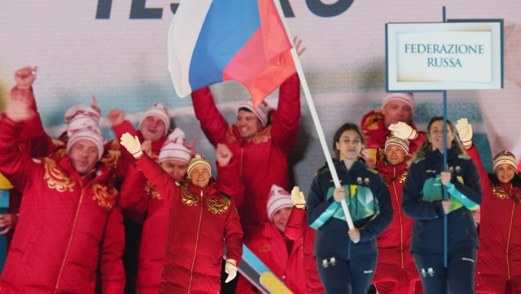 Na snímke parašportovci z Ruska.