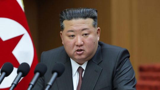 Severokórejský vodca Kim Čong-un.