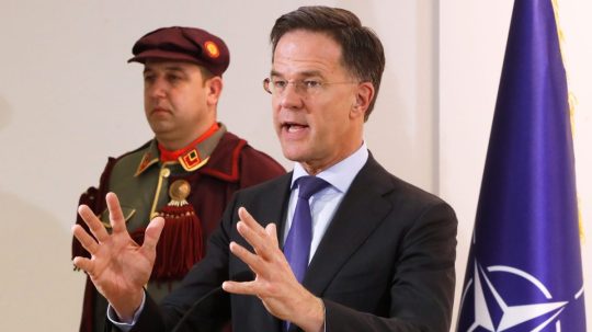 Generálny tajomník NATO Mark Rutte.
