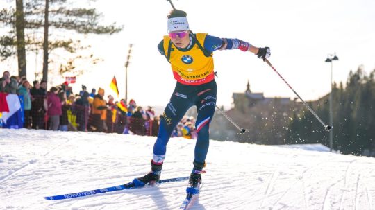 Francúzsky biatlonista Eric Perrot.