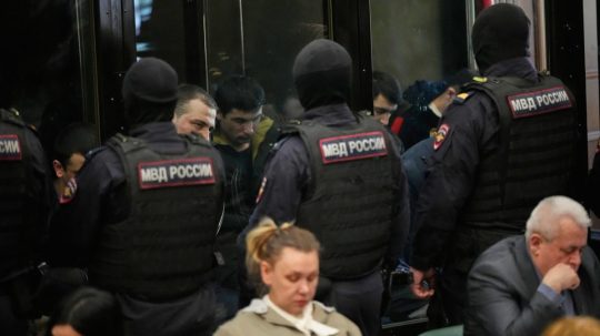 Súd v Rusku s útočníkmi z Crocus City Hall.