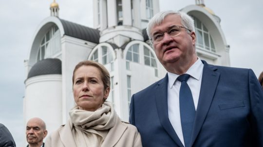 Kallasová a ukrajinský minister zahraničných vecí Andrij Sybiha.