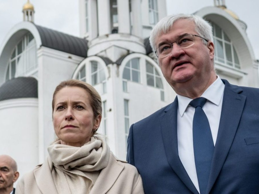 Kallasová a ukrajinský minister zahraničných vecí Andrij Sybiha.